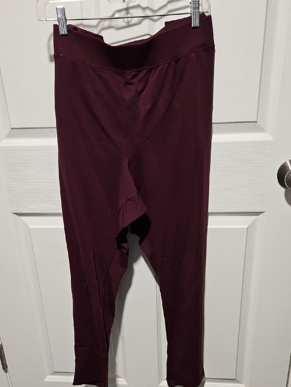 Catherines Burgundy Stretch Leggings